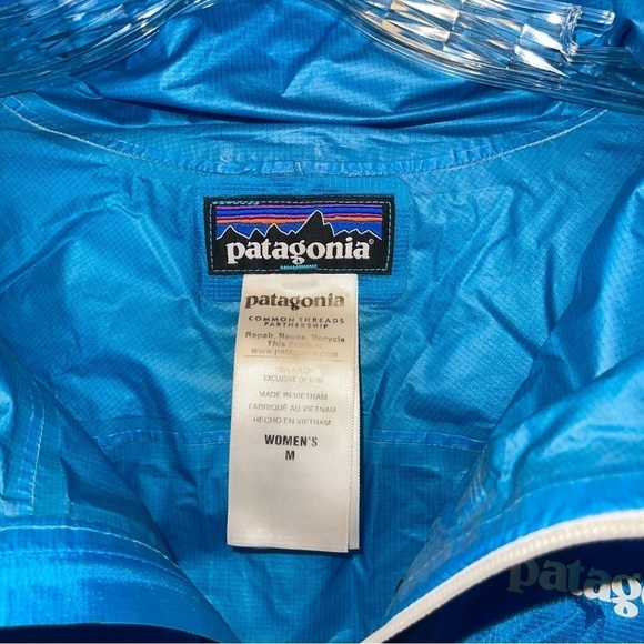 Patagonia Houdini Blue Women Jacket Woman Size M - Picture 6 of 6